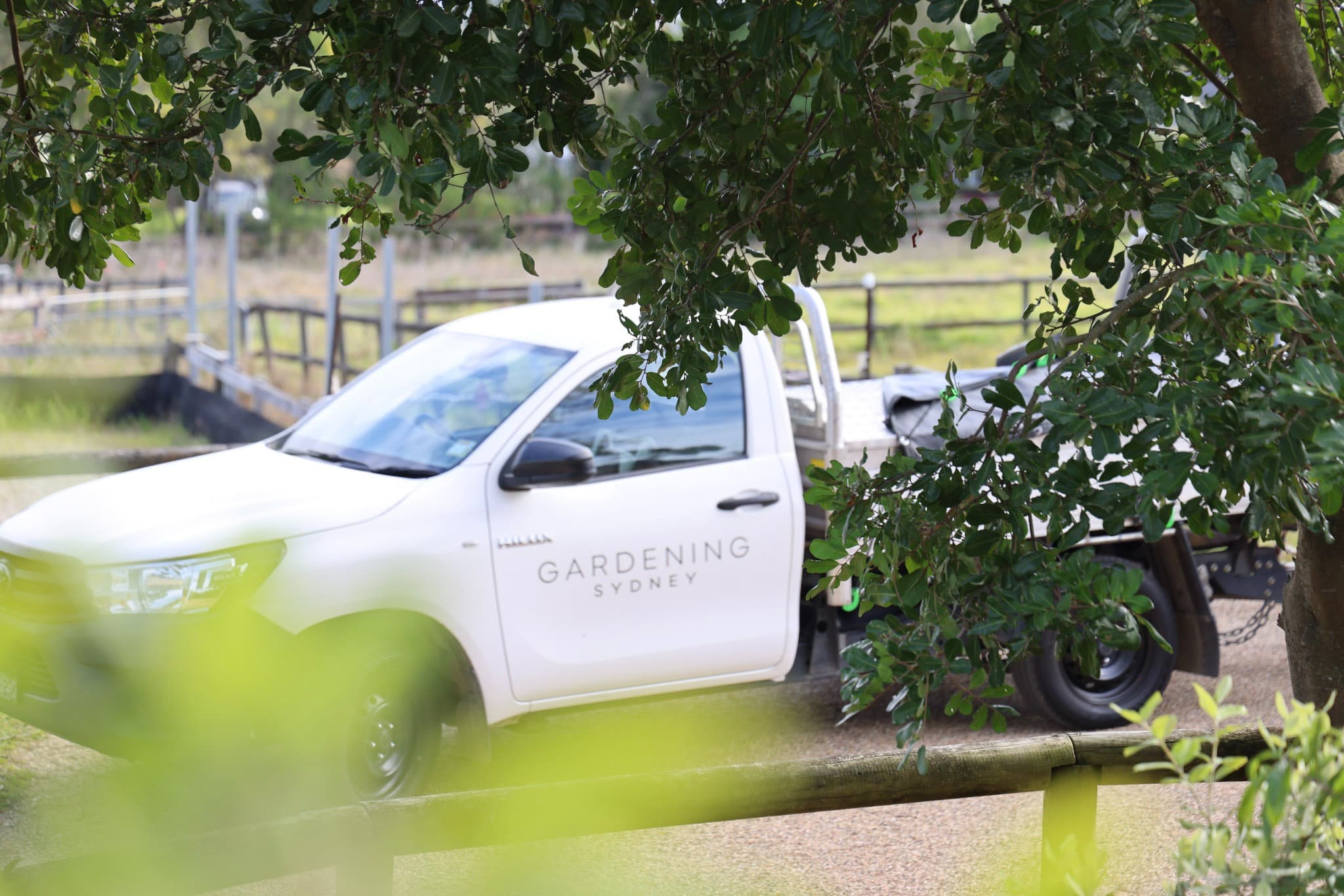 Gardening Sydney ute on site